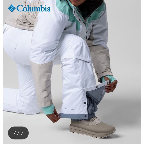 Columbia Bugaboo OH Omni-Heat White Ski Snow Winter Pants Women's Size 3X Sealed - Picture 7 of 9